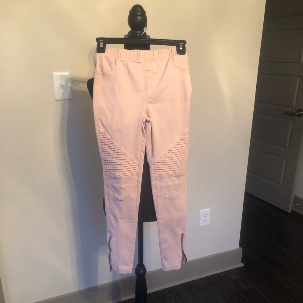 Beula Blush Pink Moto Leggings Medium